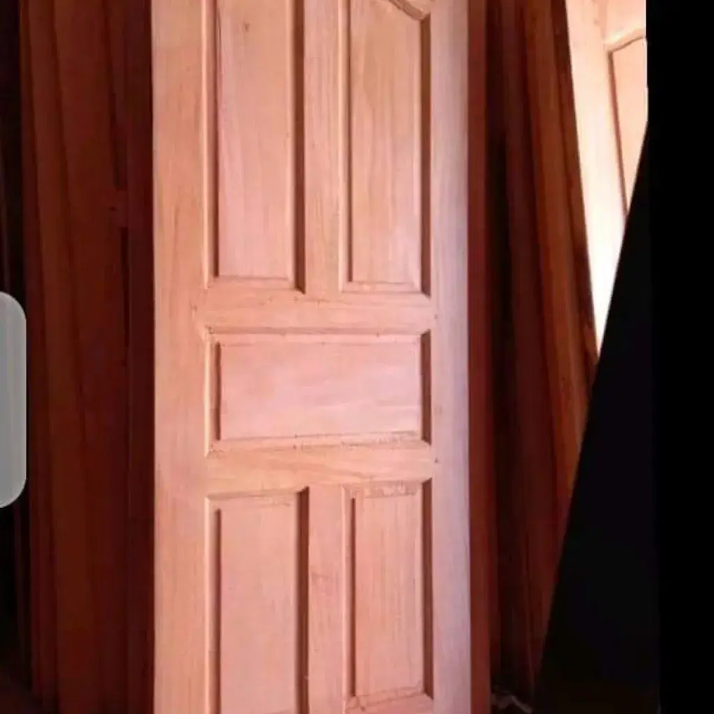 Wooden Sliding Door Panel - Natural Wood Finish